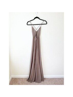 Show Me Your Mumu Godshaw Goddess Dune Chiffon Gown Women's Medium M